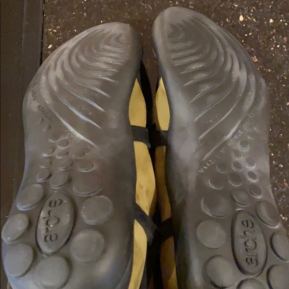 Arche Gluck Veau Nubuck Olive Color Leather Shoes - Picture 10 of 10